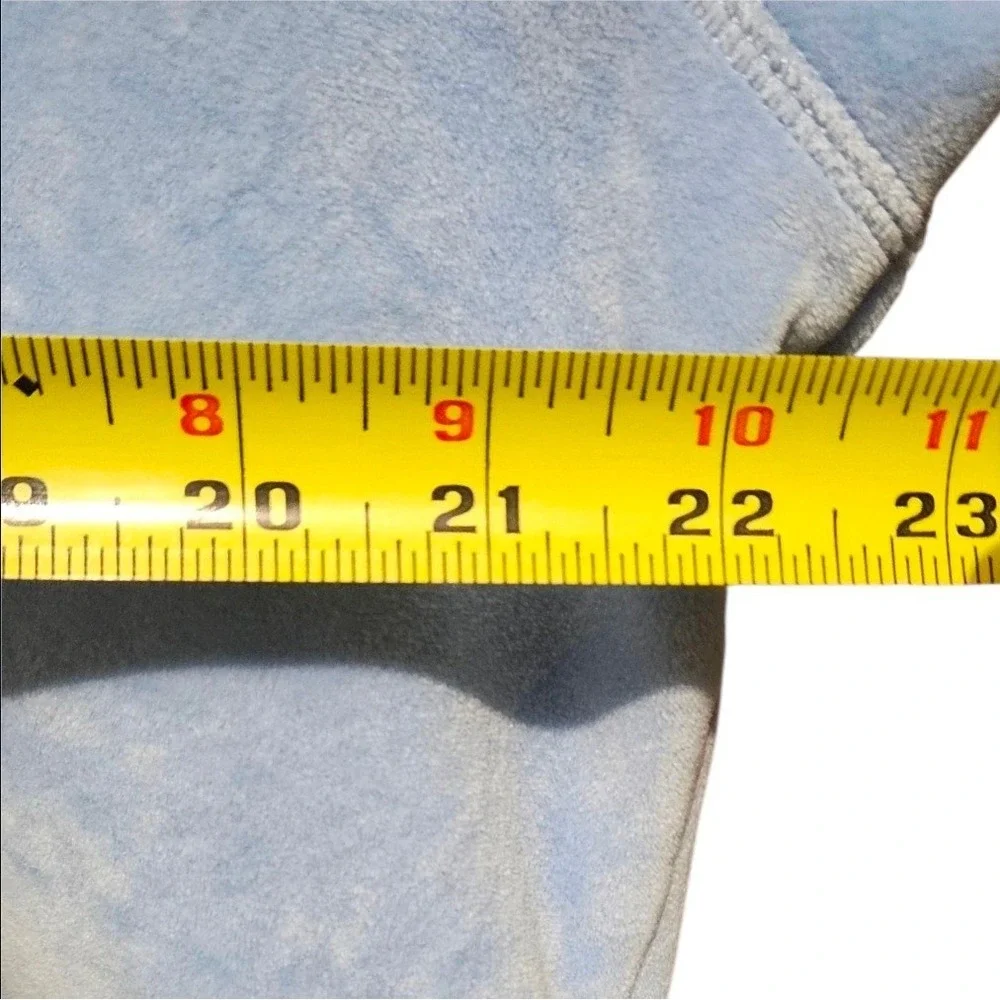 MUK LUKS Women's Light Blue Velour Scottish‎ Terrier Dog Applique Sweatshirt XL - Picture 8 of 9